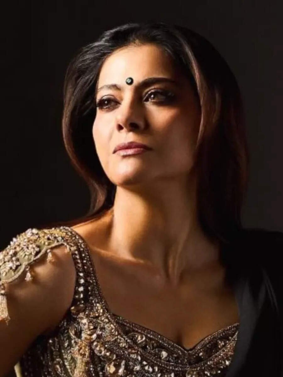 Kajol drops a jaw-dropping look in bejewelled saree