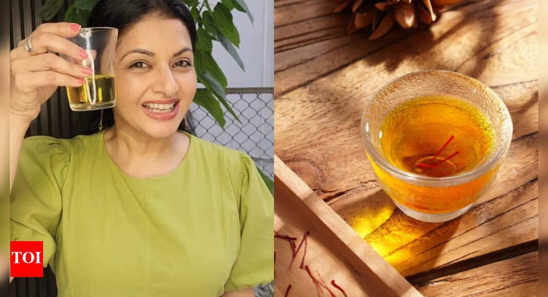 Get bridal glow in a sip: Bhagyashree’s 15-day saffron water beauty ritual is going viral