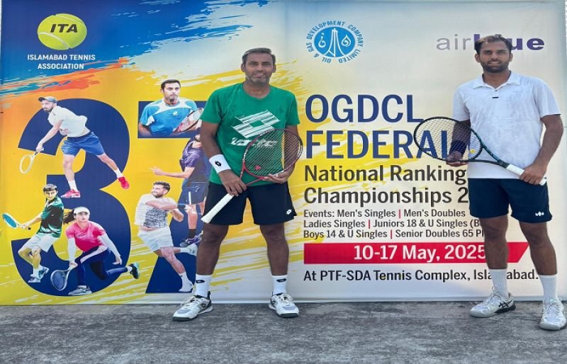 Shoaib to face Muzammil in final of 37th OGDCL Tennis Championships 2025