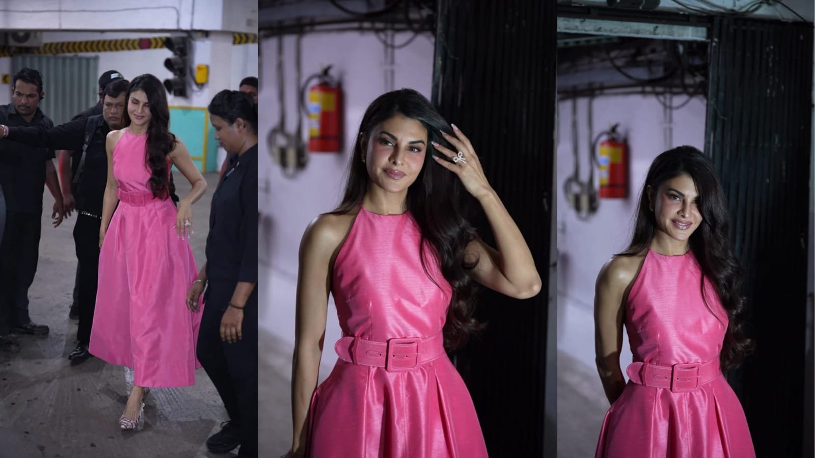 Jacqueline Fernandez Steals The Show In Hot Pink At Housefull 5 Trailer Launch