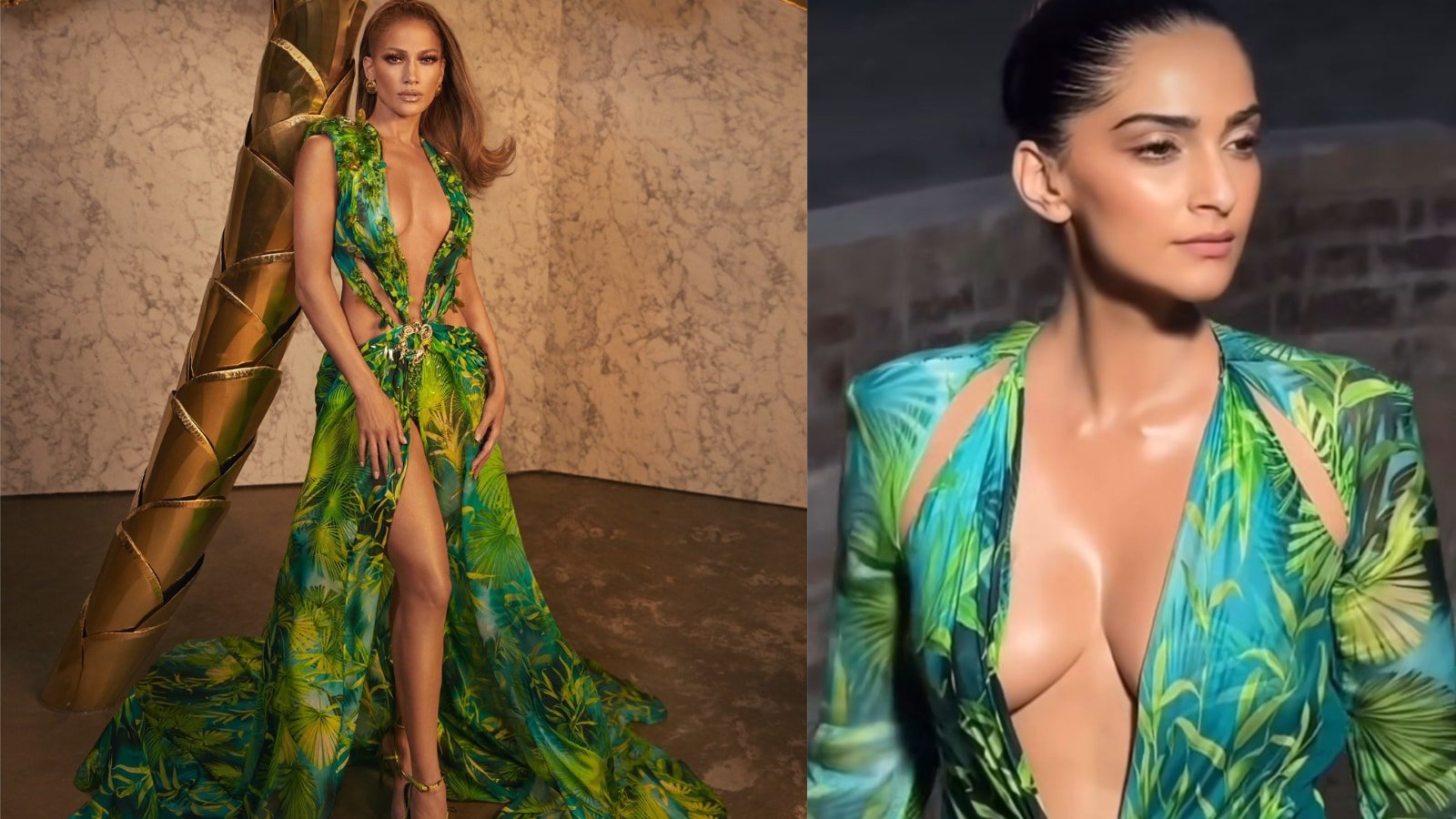 Sonam Kapoor Just Wore That Jennifer Lopez Versace Dress And the Internet Can’t Handle It