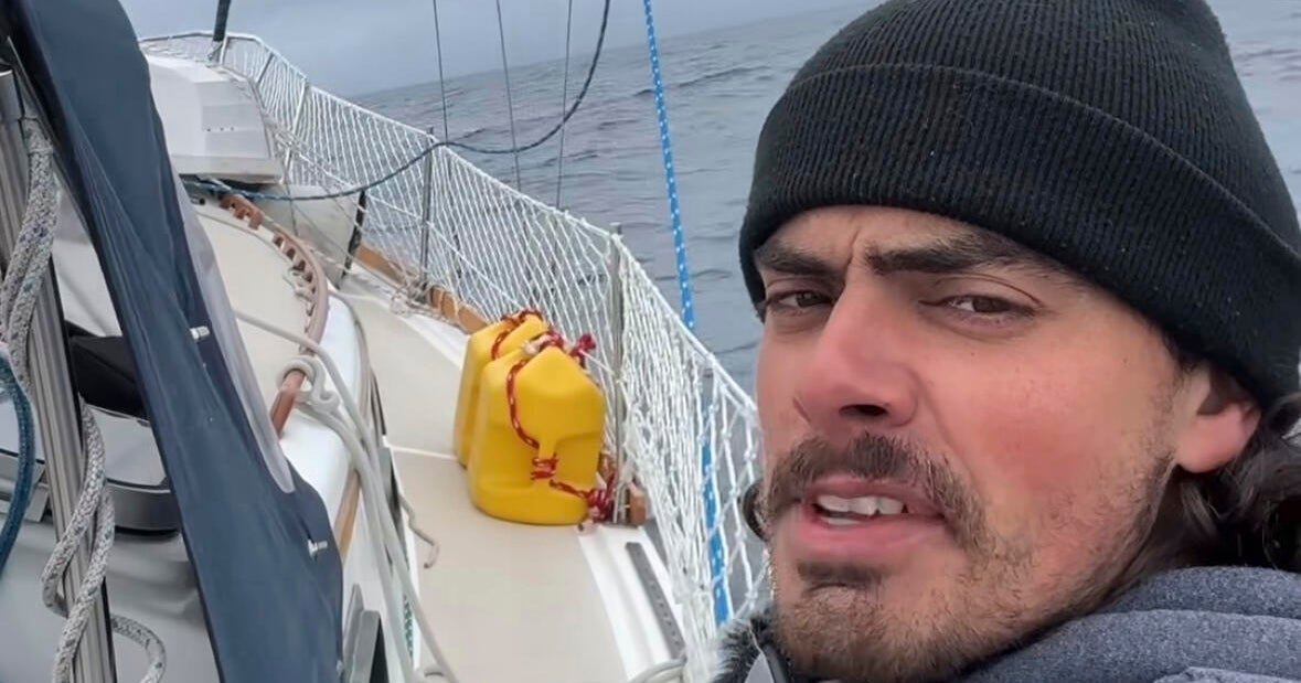 "Sailing with Phoenix," Oregon man who quit job to sail with cat, arrives to cheering fans in Hawaii