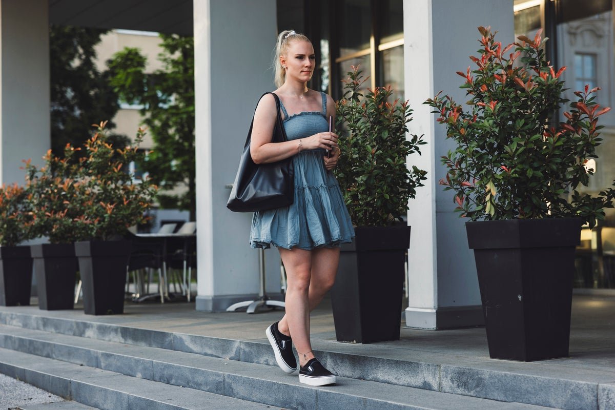 How to wear a summer dress and trainers - the dos and don’ts