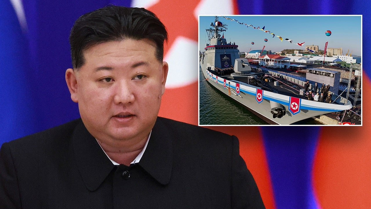 North Korea’s new destroyer damaged in failed launch, drawing Kim Jong Un’s ire