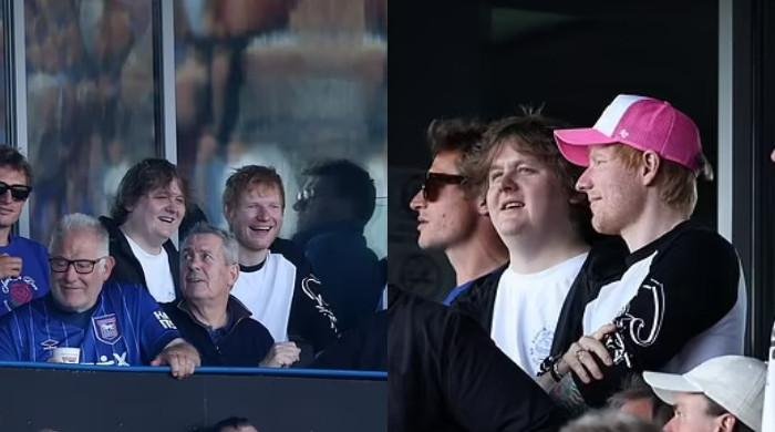 Ed Sheeran, Lewis Capaldi cheer for Ipswich before heartbreaking loss
