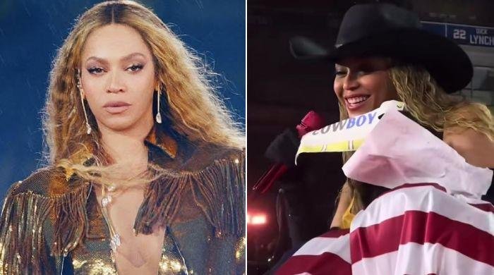 Beyoncé pauses 'Cowboy Carter' show for a surprise gender reveal