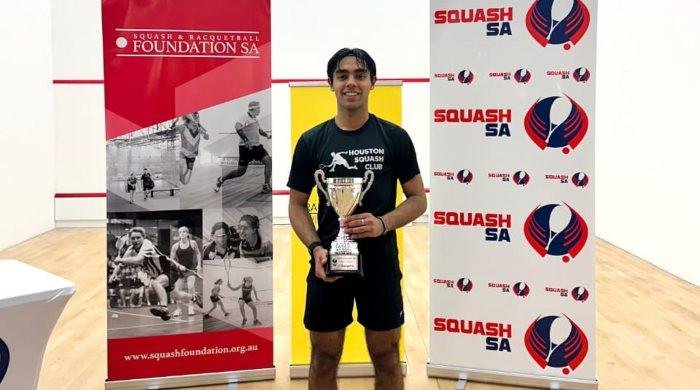 Pakistan's Ashab Irfan claims South Australian Open Squash Championship title