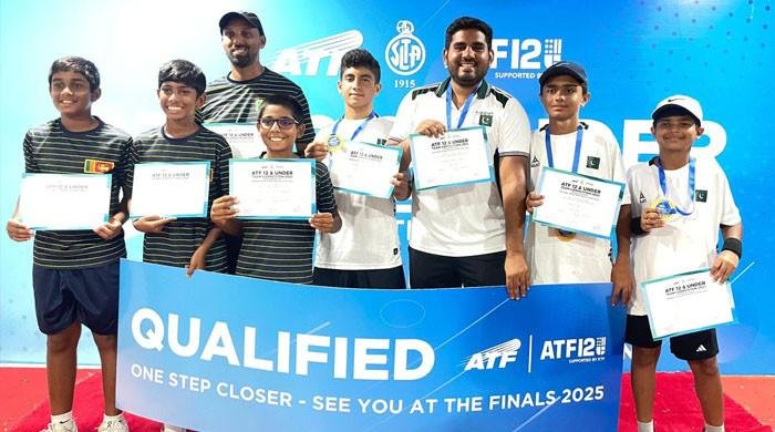 Pakistan, Sri Lanka shares boys' tennis title following rain in South Asia ATF final