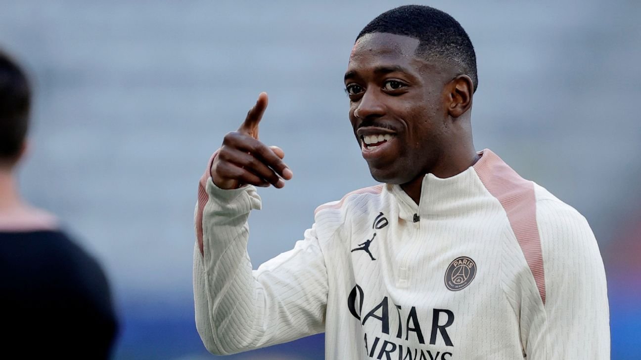 PSG's Ousmane Dembélé: Focused on Champions League title not Ballon d'Or