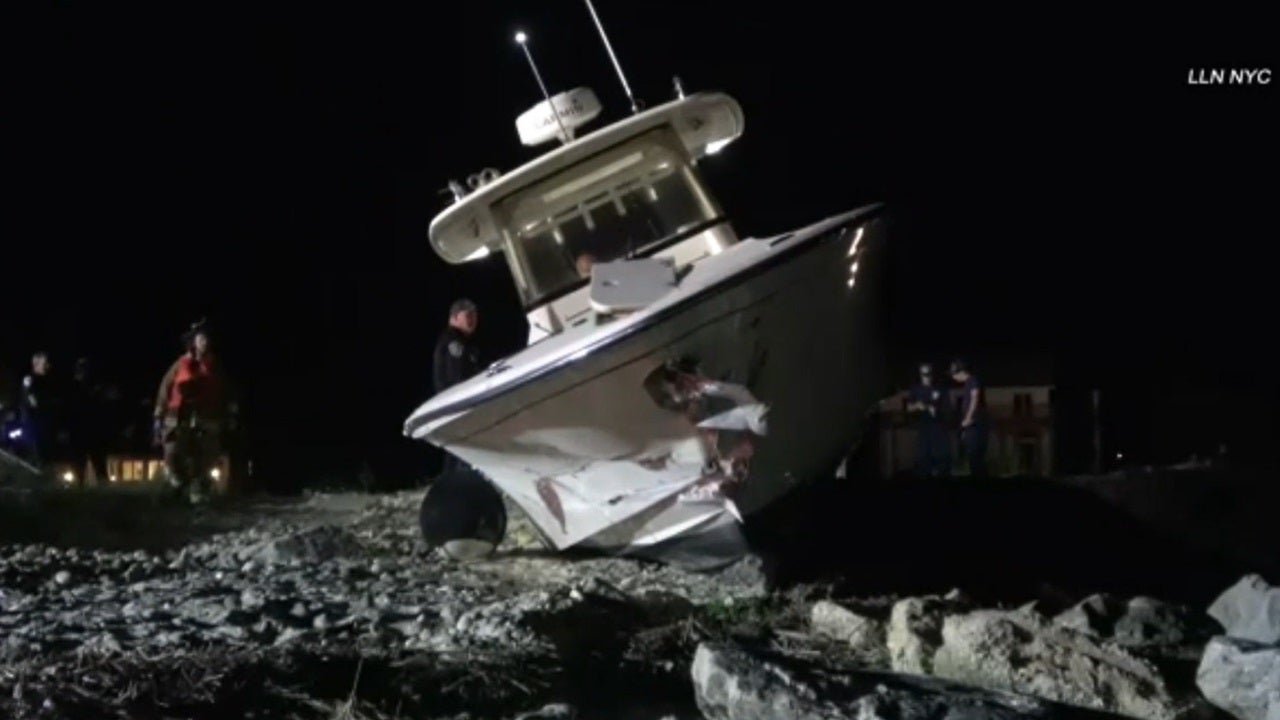 Investigation underway after fishing boat slams into jetty at Meschutt Beach
