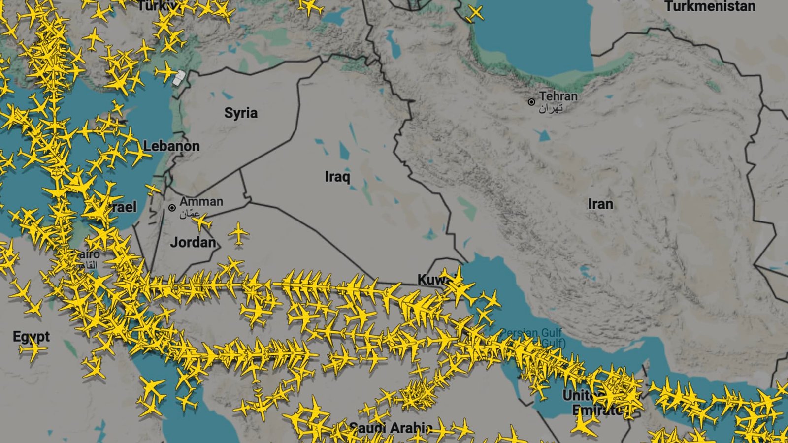 Airlines divert, cancel flights after Israel attacks Iran