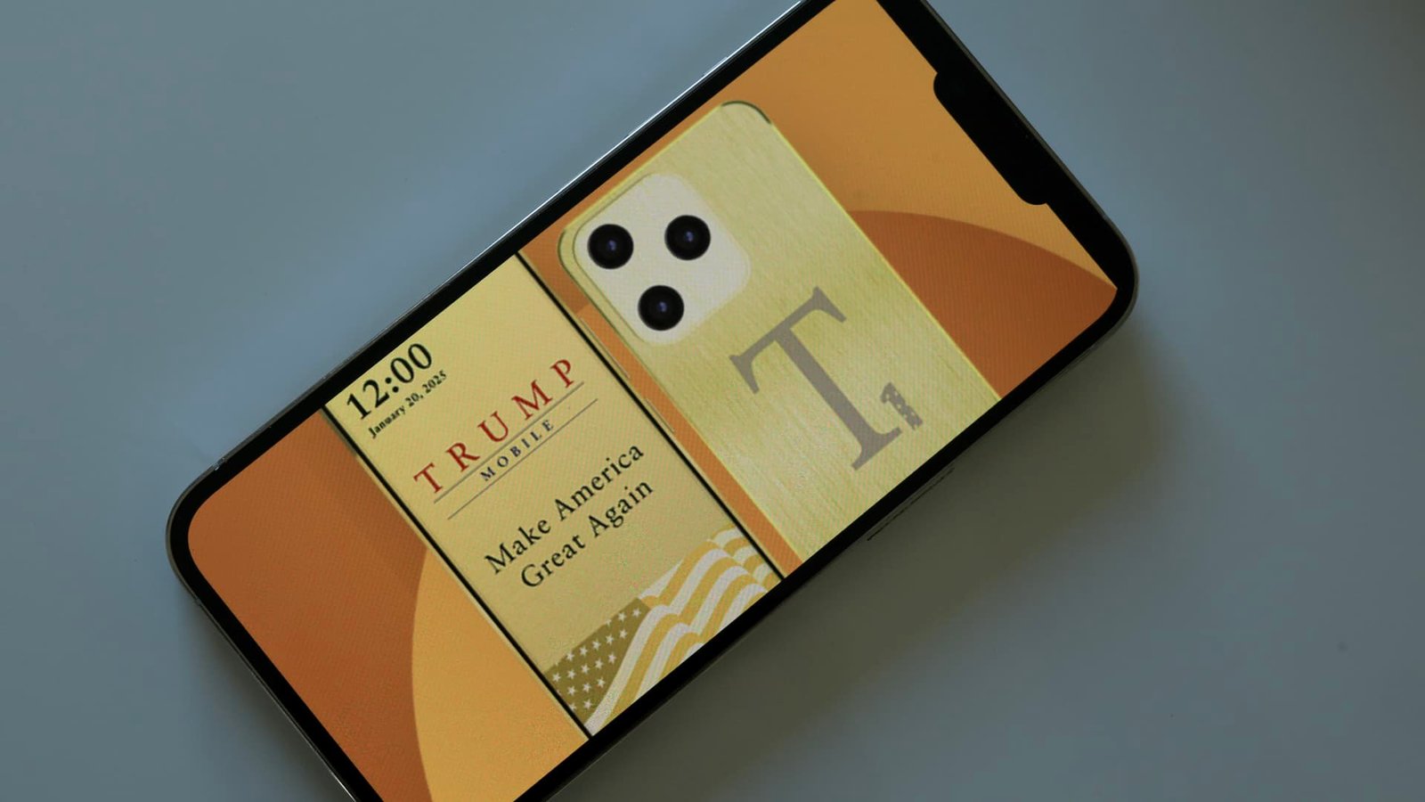 This phone is made in the USA, and Trump’s name isn't on it