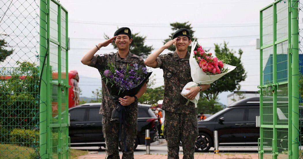 BTS Reunion Nears as RM and V Finish Military Service