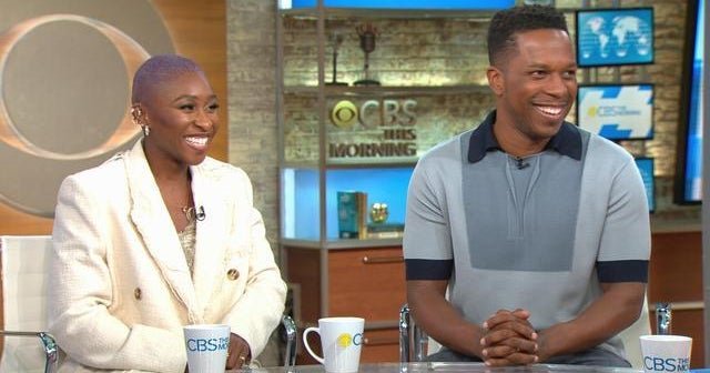 Cynthia Erivo and Leslie Odom Jr. talk "Harriet"