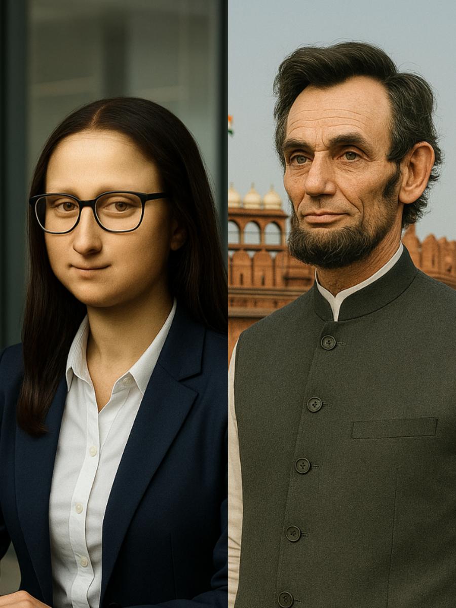 Mona Lisa to Abraham Lincoln: AI imagines what famous personalities would look like today