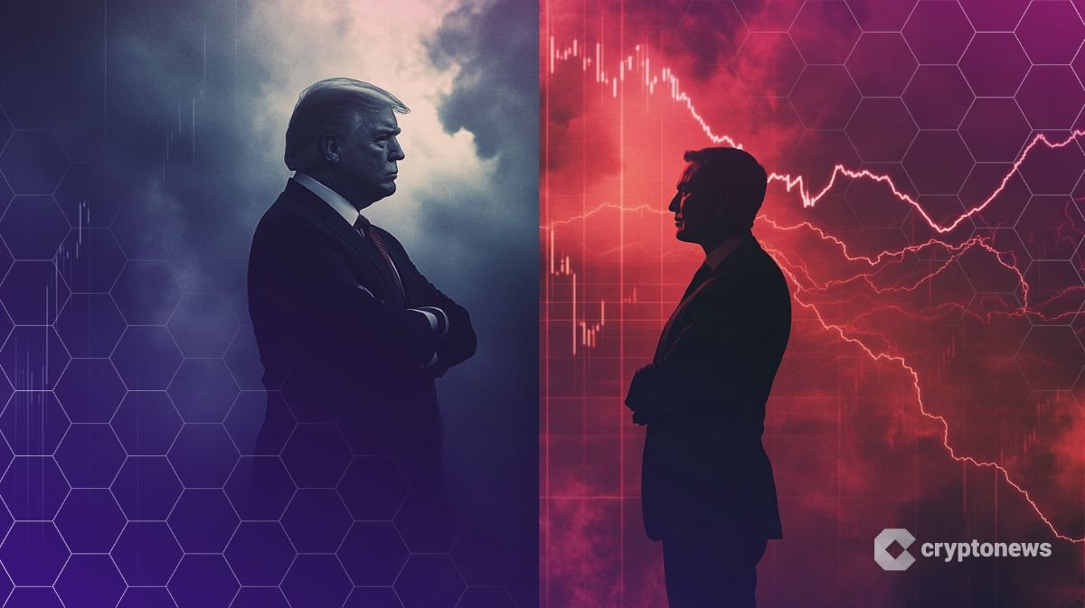 Trump vs Musk: Crypto Market Turns Red, Tesla Closes 14% Lower