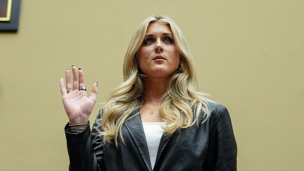 Riley Gaines responds after Simone Biles calls her out on social media