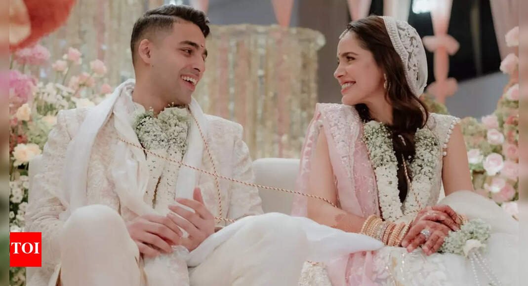 Bride Shazahn Padamsee ditched red for this pastel wedding lehenga and we can’t stop admiring it