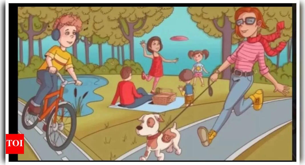 Optical illusion: Can you find the hidden hippo in this busy park?