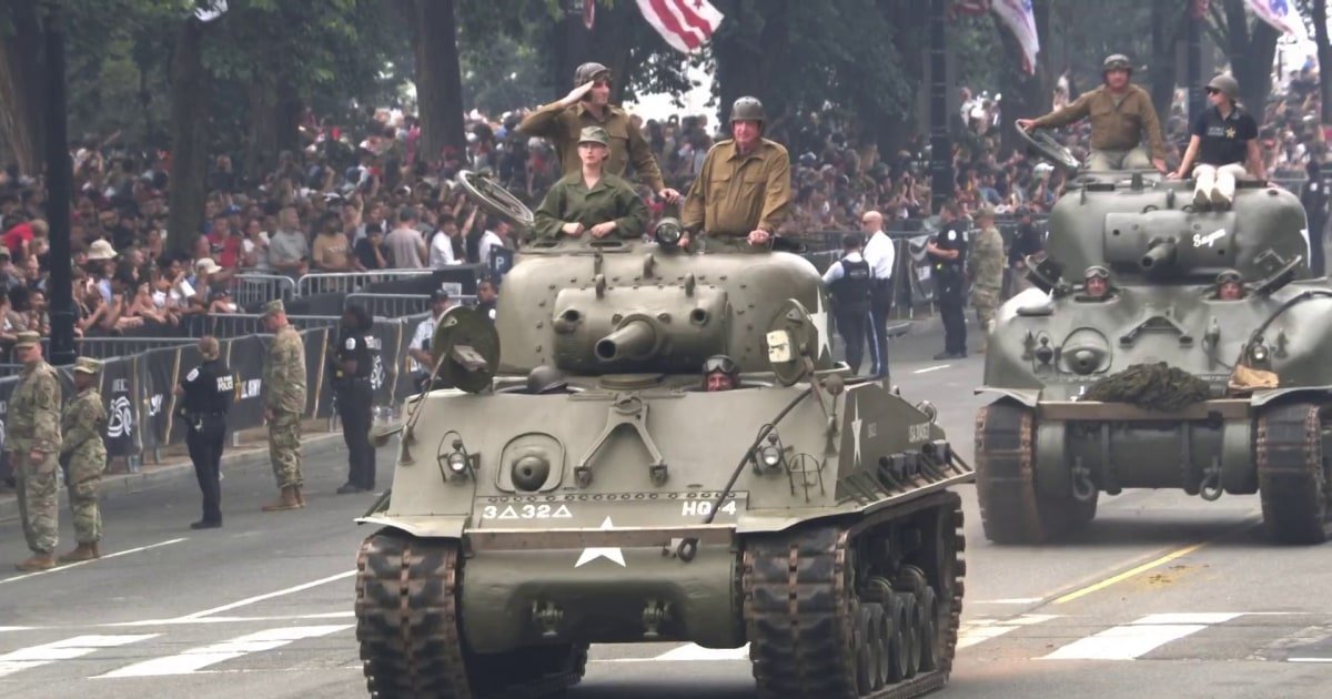 World War II takes center stage in military parade