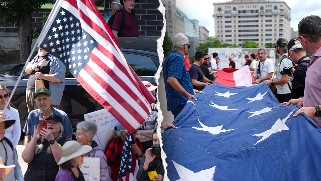 MAGA and Never Trump supporters find rare common ground at DC Army parade