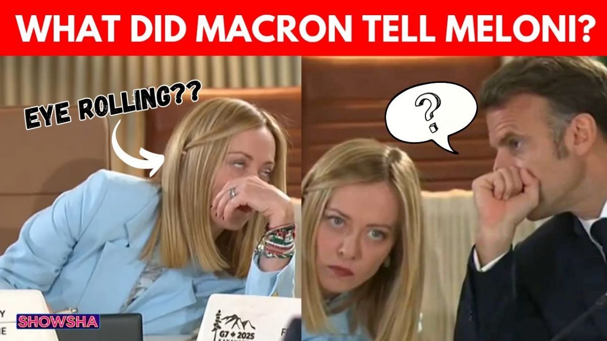Giorgia Meloni’s EPIC Eye Roll At Macron During G7 Summit Secret Talks Sparks Viral Frenzy | N18G