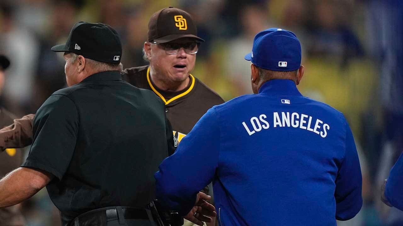 MLB suspends Dodgers, Padres managers after hit-by-pitch incident