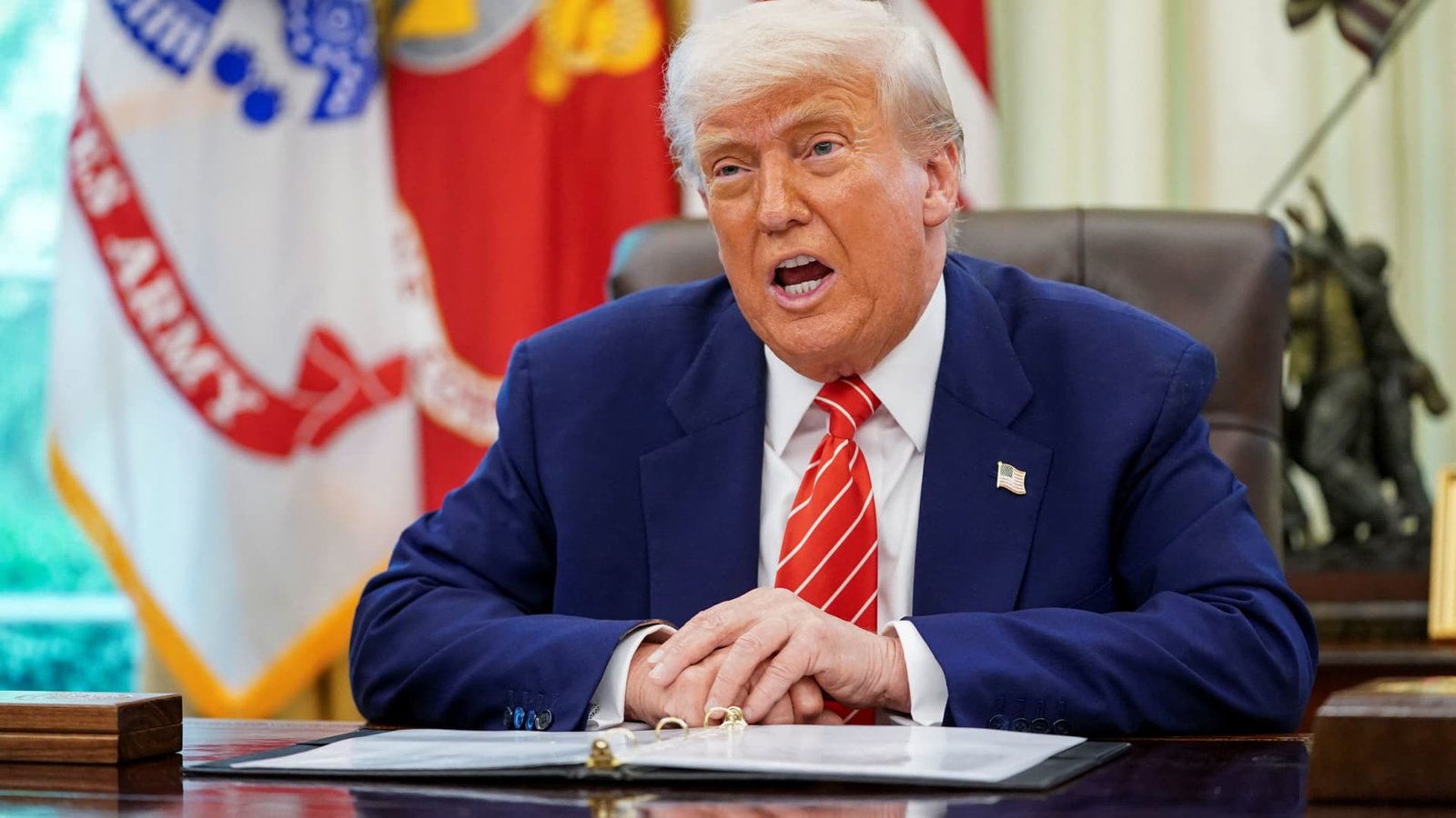 Trump live Iran attack