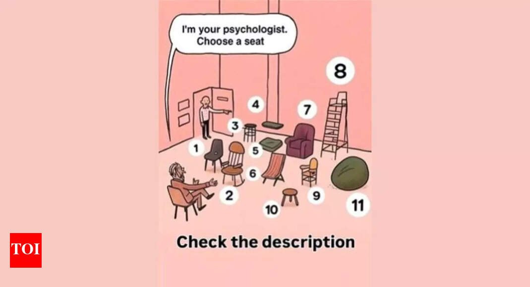 Pick a chair and discover the secret traits of your personality