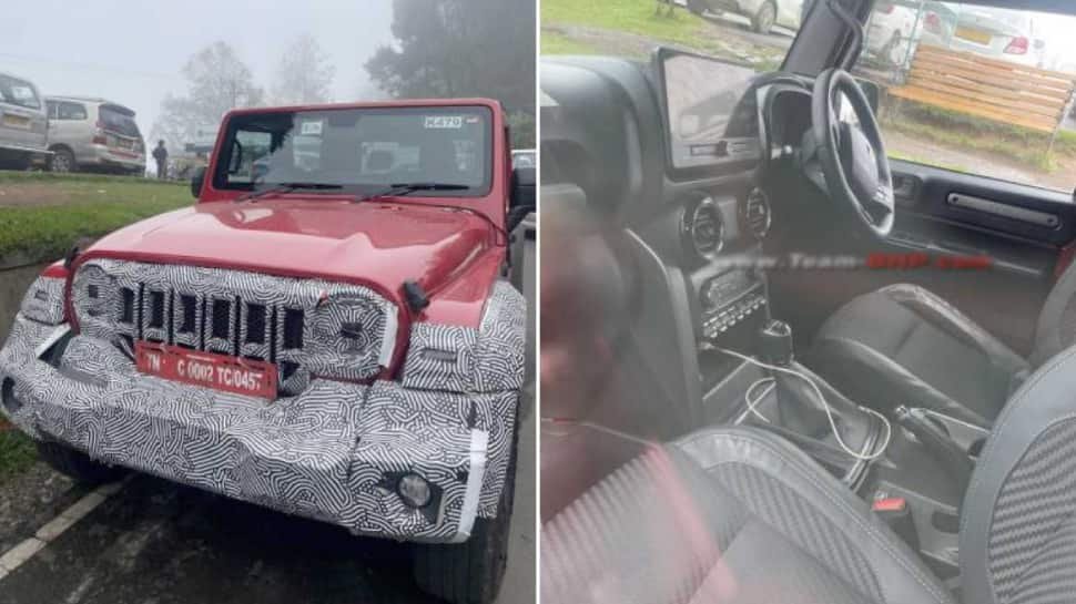 Mahindra Thar 3-Door Spy Images Reveal New Details - Here's What To Expect | Auto News