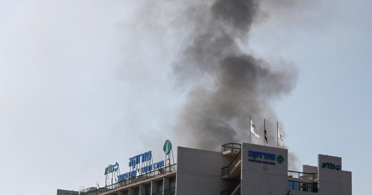 Israeli hospital hit by Iranian missile as Israel attacks heavy water reactor in Iran