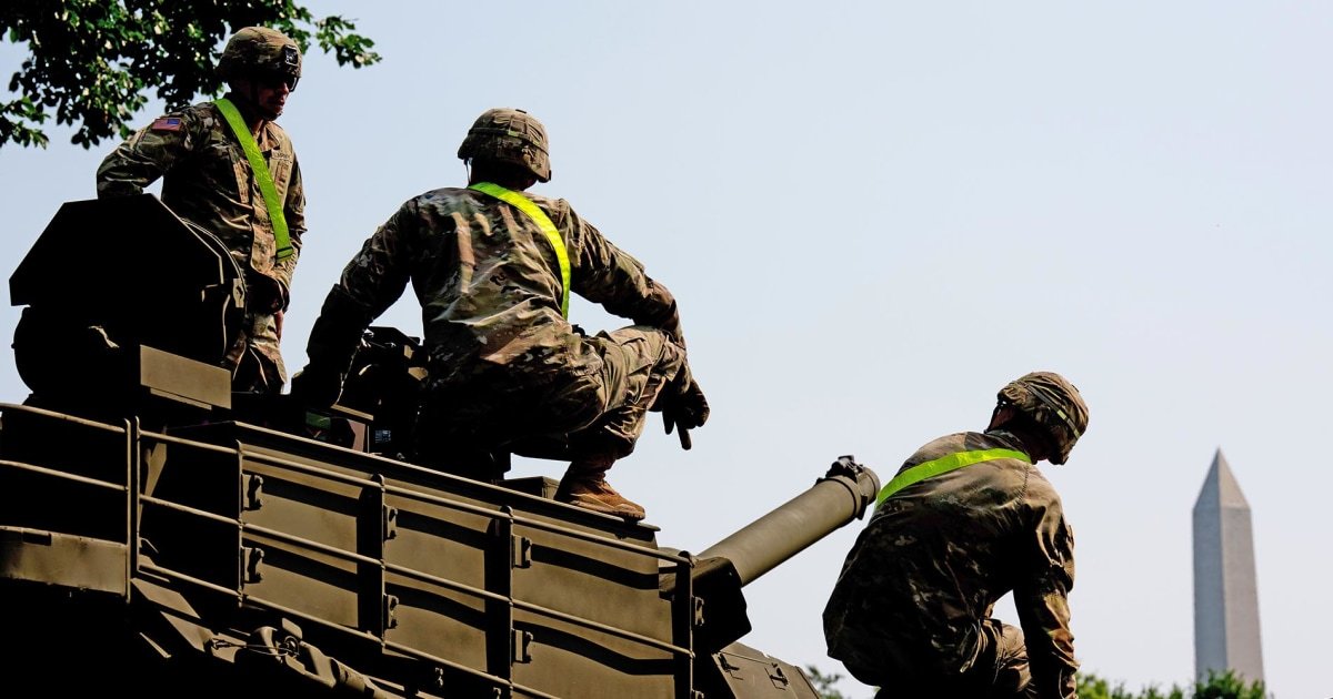 Americans disapprove of spending public funds to put on military parade in Washington