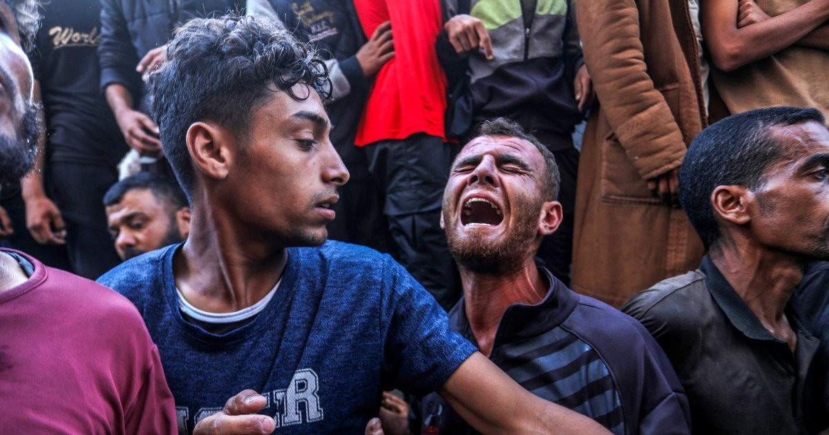 Israeli forces kill dozens of Palestinians seeking aid in Gaza, health officials say