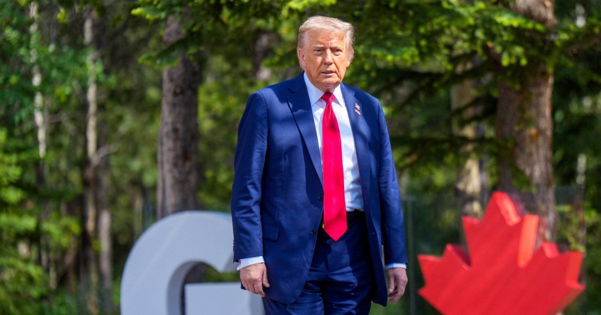Trump turns focus to Iran after leaving G7 summit early