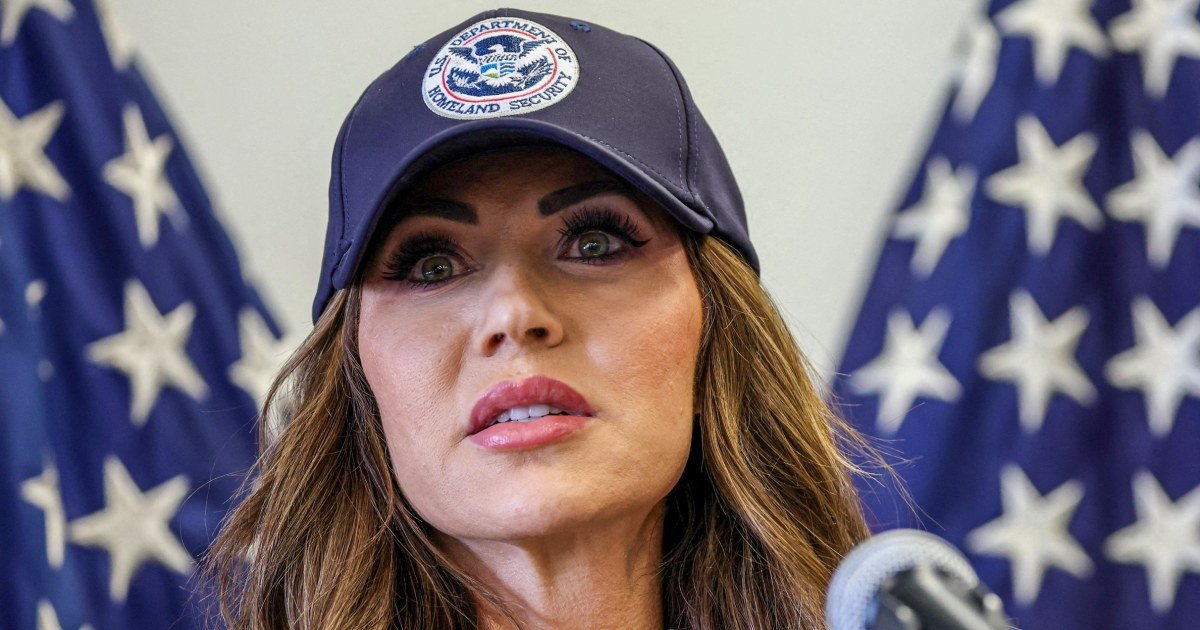 DHS Secretary Kristi Noem taken to hospital after an allergic reaction