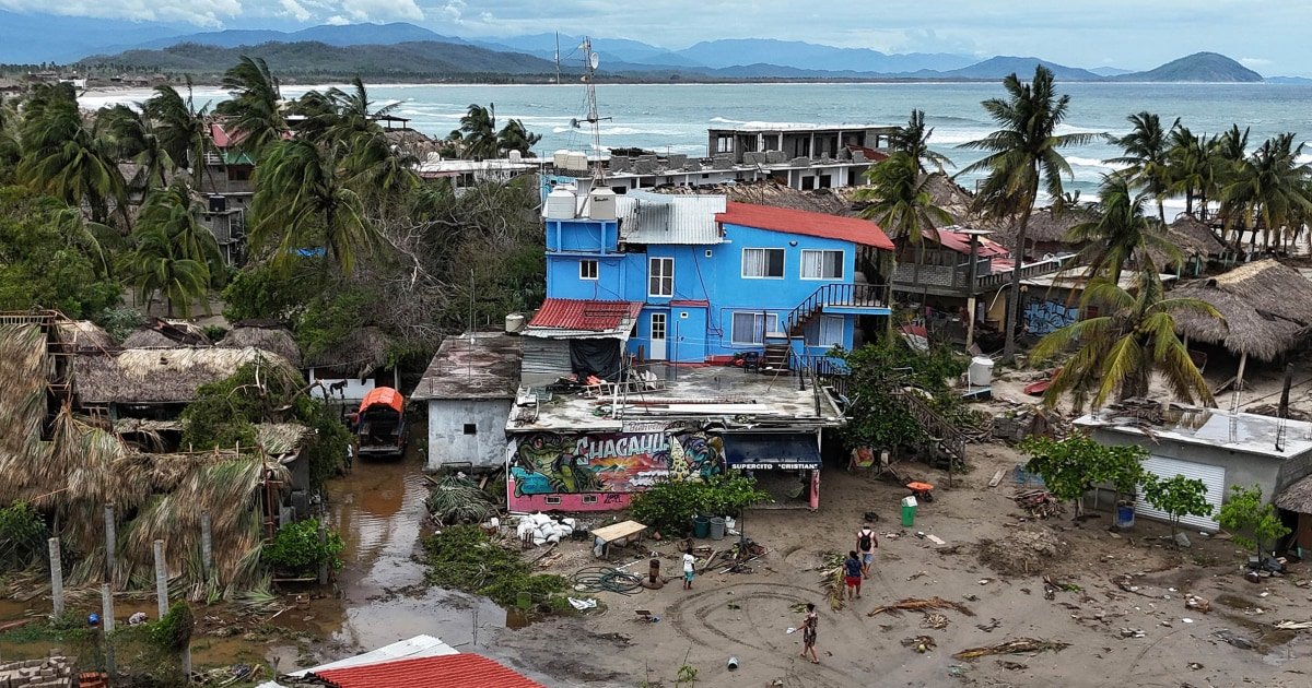 Mexico assesses damage from Hurricane Erick as rising rivers leave at least 1 dead