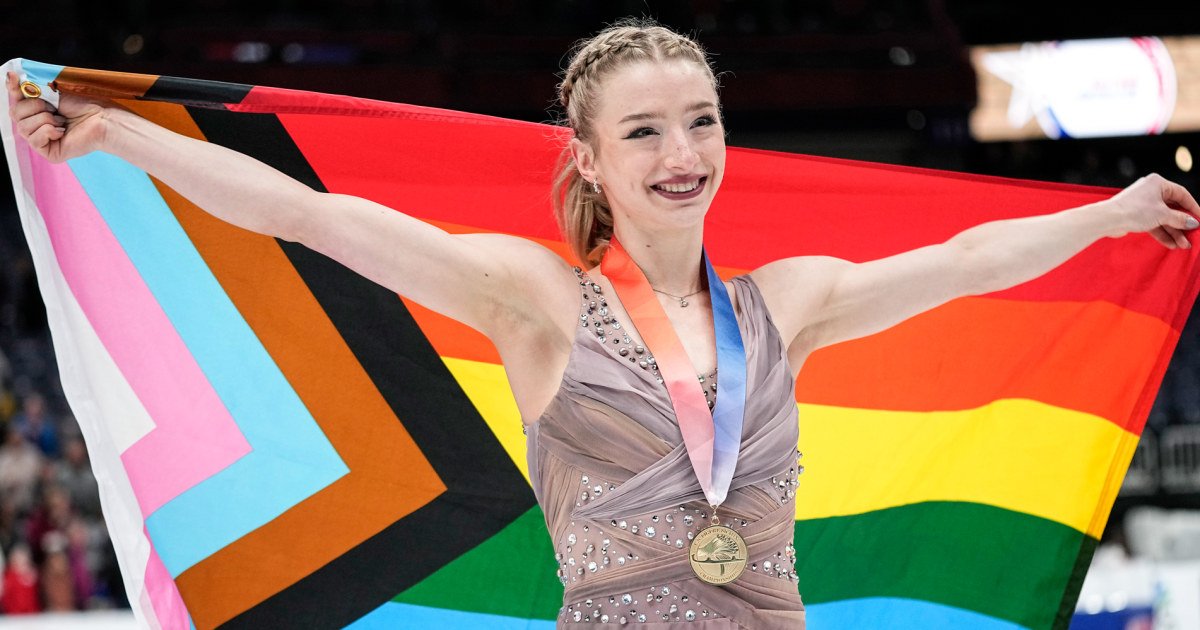 Figure skater Amber Glenn says embracing her sexuality 'unapologetically' has helped her fans