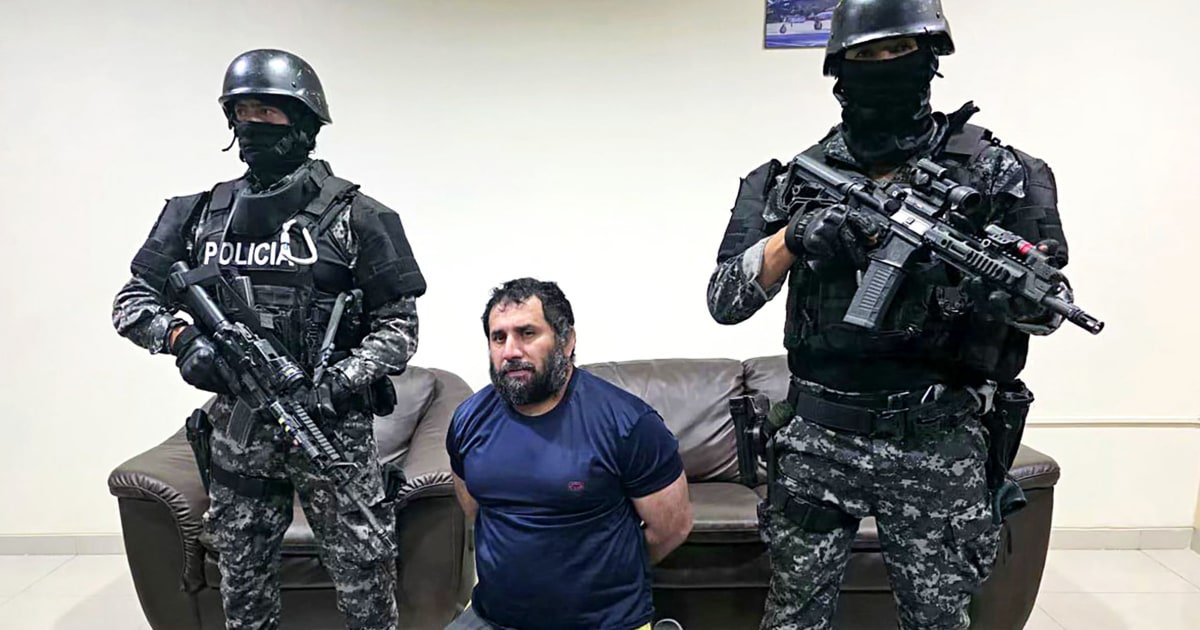 Ecuador recaptures gang leader wanted in the U.S. more than a year after his prison escape