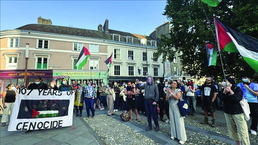 Cambridge students protest against Israel