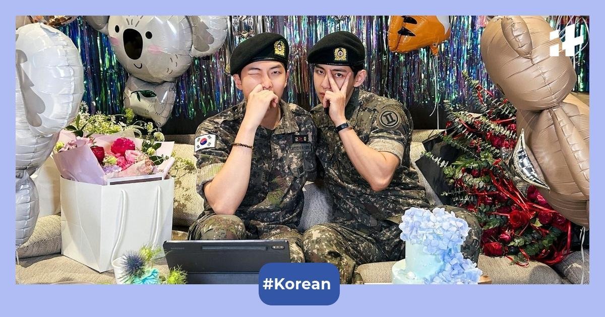 ARMY flood X with memes as RM and V get discharged from military