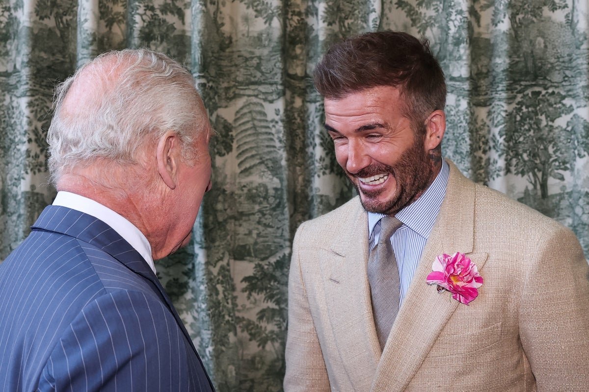 David Beckham’s children share messages of support as footballer finally knighted