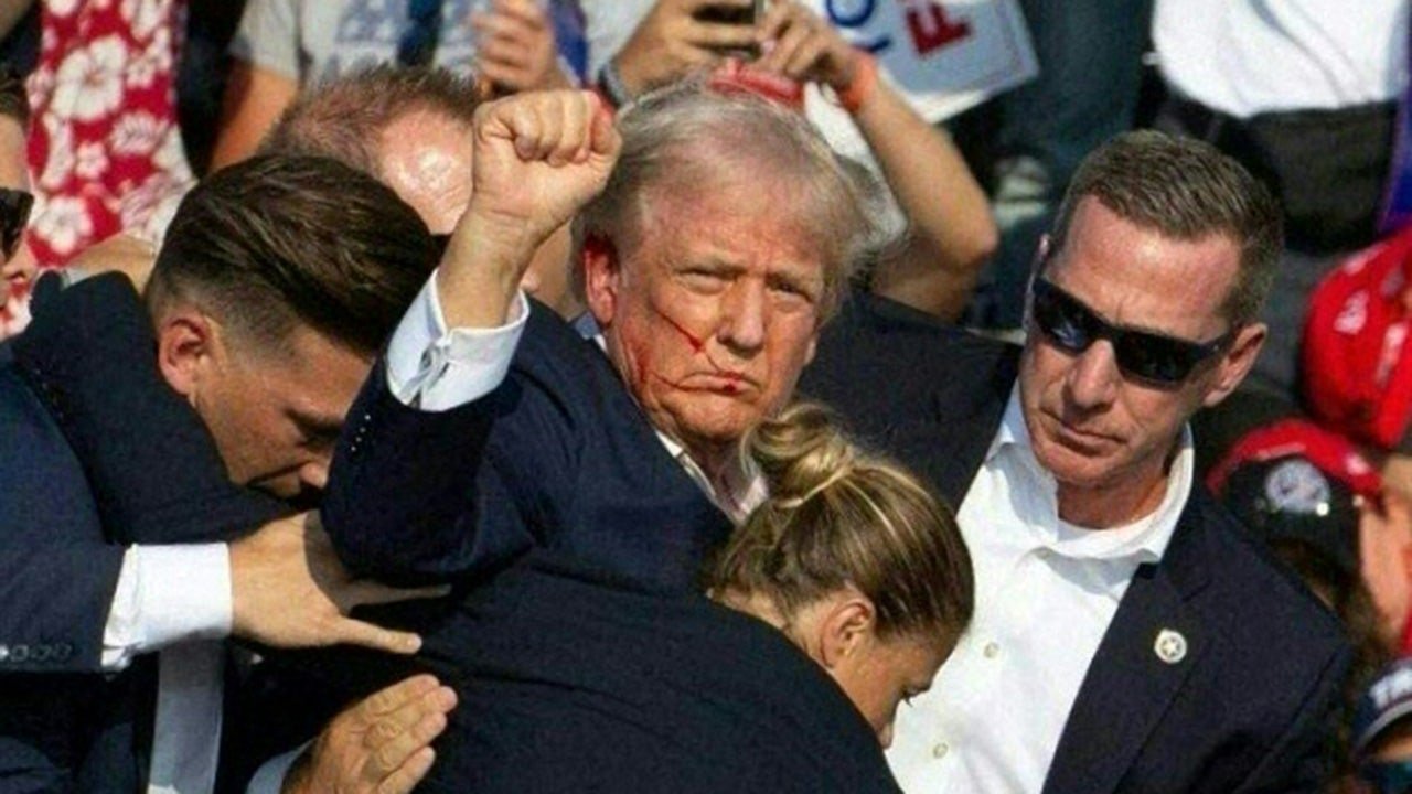 Secret Service 'aware' of Trump death threats graffiti during Los Angeles riots