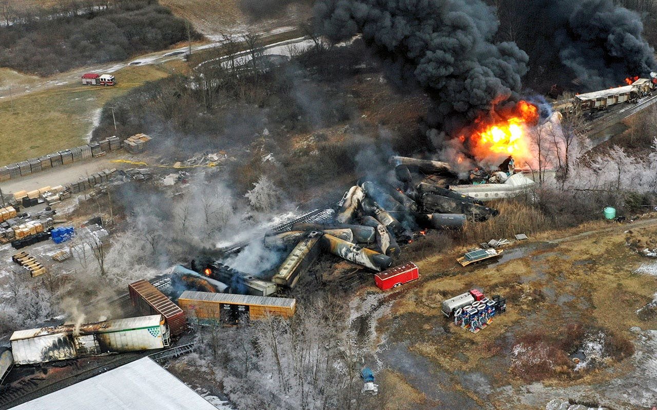 Trump admin launches study on effects of toxic East Palestine train derailment