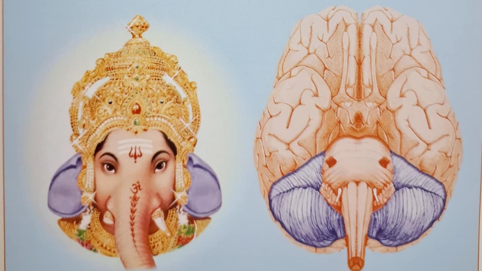How Ganesha Resides in the Human Brain: A Vedic and Scientific Revelation