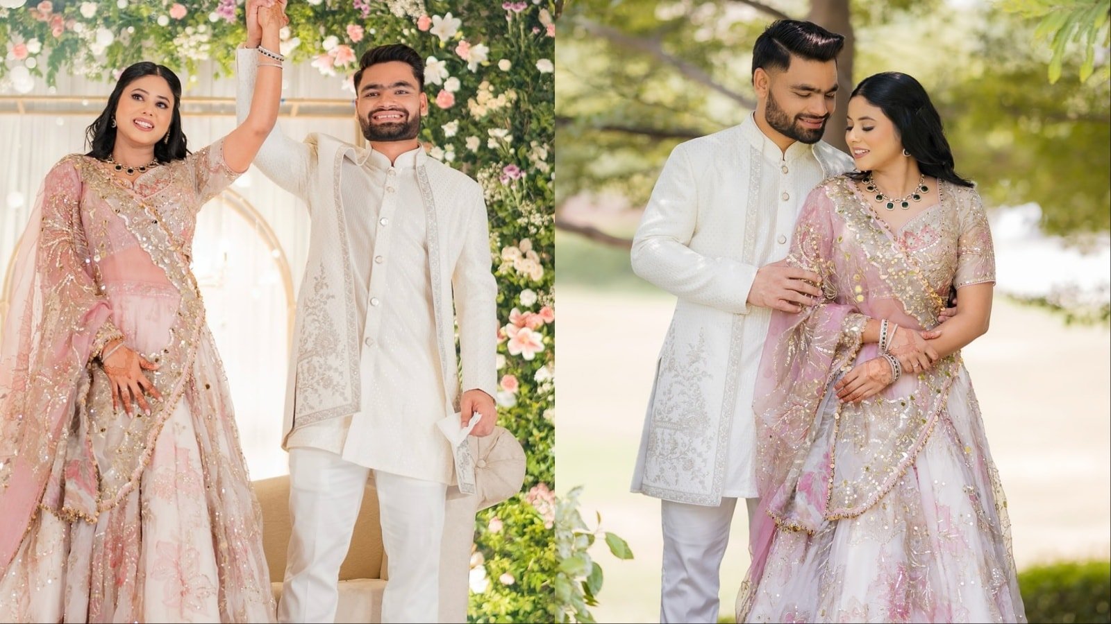 Rinku Singh And Priya Saroj’s Engagement Look Is A Masterclass In Subtle Glam