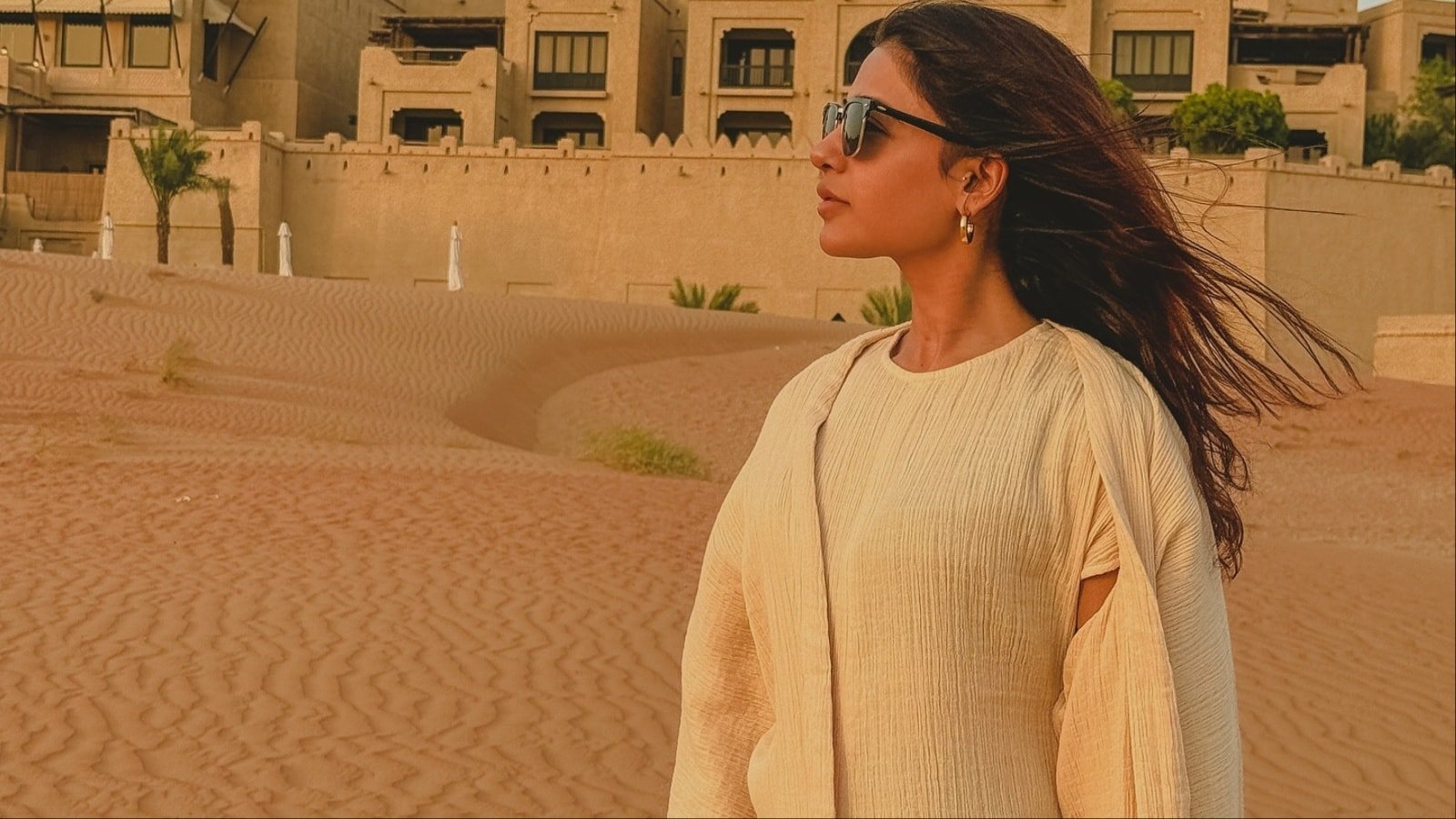 Samantha Ruth Prabhu’s Airy Beige Dress Is The Epitome Of Quiet Luxury