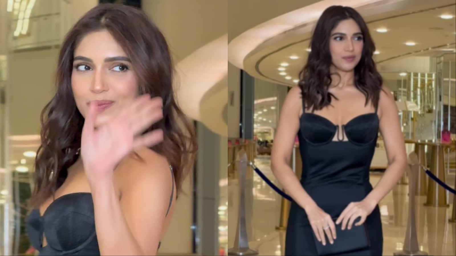 Decoding Bhumi Pednekar’s Black Fitted Gucci Dress At The Royals Success Bash