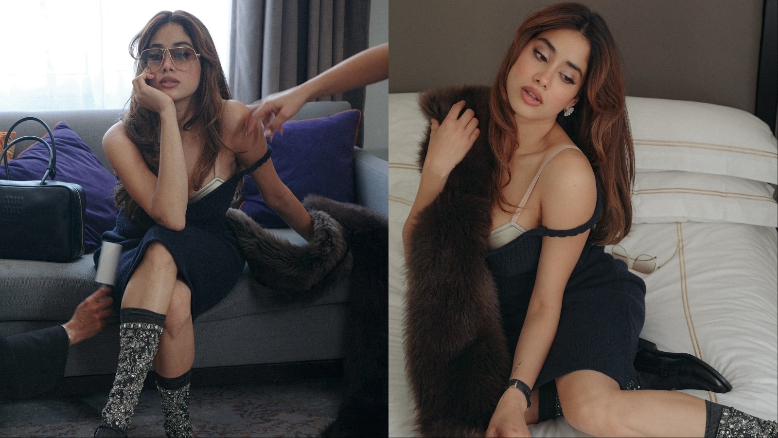 Janhvi Kapoor Masters The Innerwear As Outerwear Aesthetic In A Cheeky Look