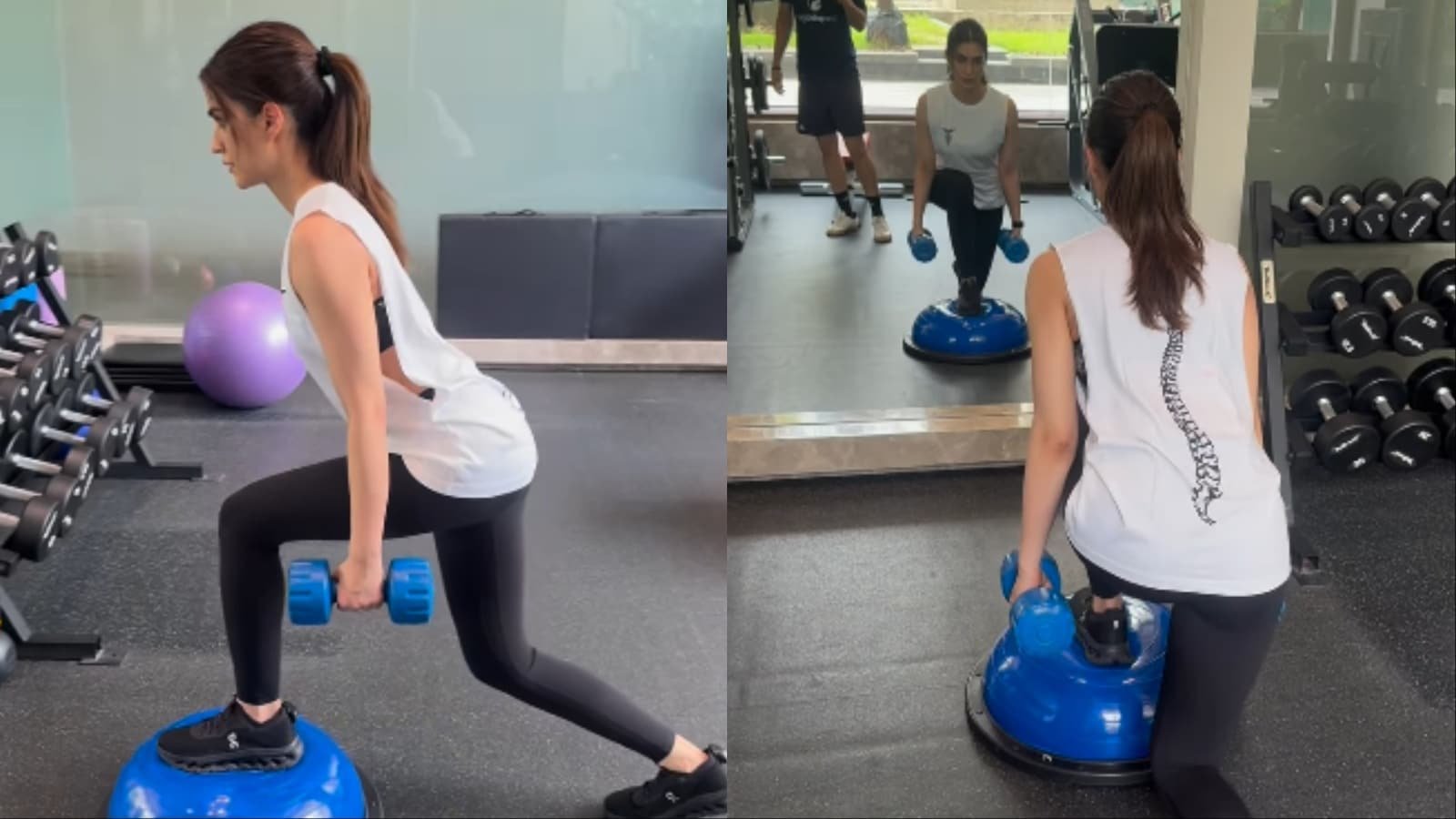 Kriti Sanon Crushes Leg Day With Dumbbell Lunges, Here’s Why You Should Too