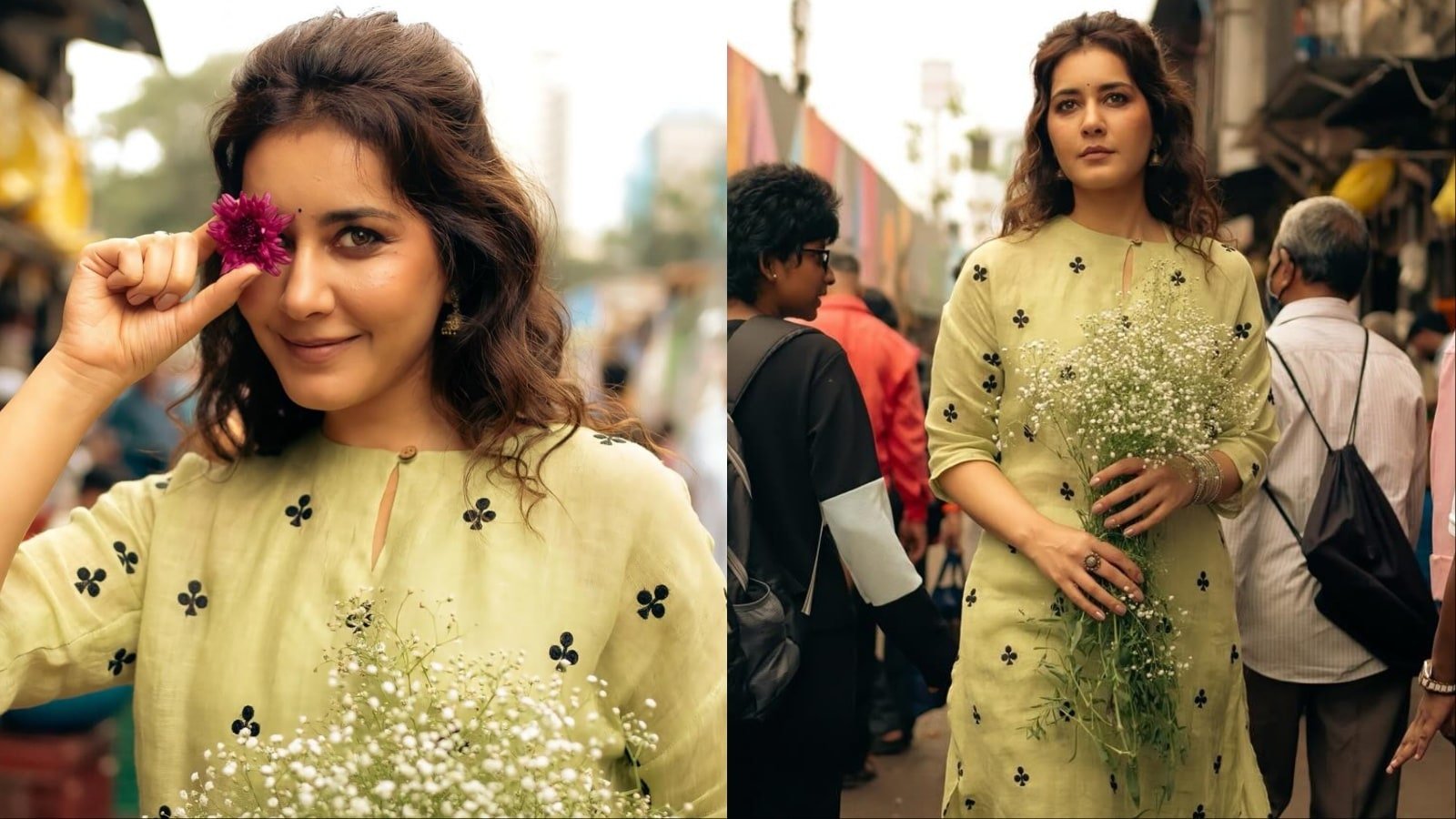 Raashii Khanna’s Minimalist Green Kurta Moment Is A Relief Amidst The Monsoon Blues | Lifestyle News